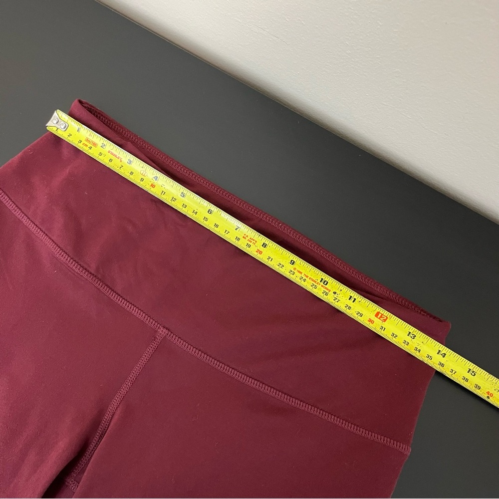 Zella Maroon Cropped Legging - Picture 10 of 13